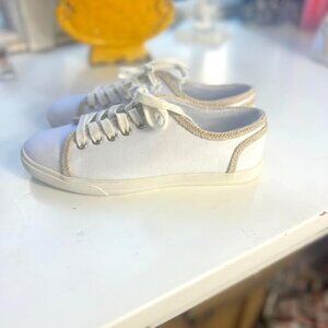 NWOT Jack Rogers Lia White Rope Sneakers - Size 7